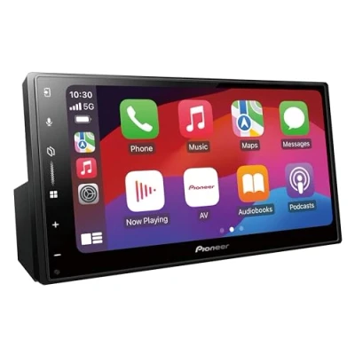 Abbildung von Pioneer SPH DA77DAB AN 2DIN Mediacenter, kapazitives 6,8&quot; Touchpanel, mit Wi Fi, Bluetooth, Apple CarPlay, Android Auto und DAB+, 13 Band Grafikequalizer, inkl. DAB Antenne