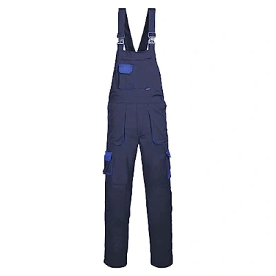 Abbildung von Portwest Texo Kontrast Latzhose, Größe: 4XL, Farbe: Marine, TX12NAR4XL