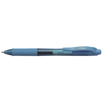 Abbildung von Pentel EnerGel X BL107 SX Gel Tintenroller, hellblau, 0,7 mm Strichstärke, Druckmechanik, nachfüllbar