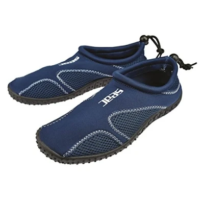 Abbildung von Seac Unisex Sand Badeschuhe für Erwachsene und Kinder schnelltrocknend das Schwimmbad den Strand, Weiß Blau, 45 EU