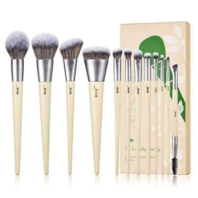 Abbildung von Jessup Pinselset Make Up Pinsel Set 12 Stück Makeup Kosmetikpinsel Schminkpinsel Gesichtspinsel Augenpinsel Lidschattenpinsel Puder Foundation Bronzer Concealer Eyeliner T327