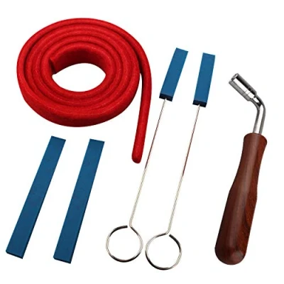 Abbildung von Futheda Piano Tuning Kit Profi Tuner Klaviertuner inkl. 1 L Stimmhammer Gesangsband 2 Dämpfer mit Griffen Klavierbefestigung Werkzeug