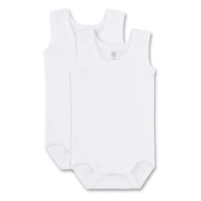 Abbildung von Sanetta Body ohne Arm (Doppelpack) Hochwertiger und nachhaltiger für Babys aus Bio Baumwolle. Inhalt: 2er Set Baby
