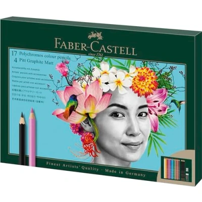 Abbildung von Faber Castell Polychromos &amp; Pitt Graphite Matt 23er