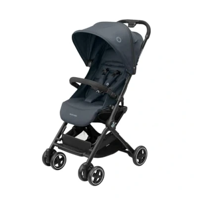 Abbildung von Maxi Cosi Lara2 Baby Kinderwagen, 04 Jahre, 022 kg, federleichter, kompakter Buggy, 3 Liegepositionen, flache Liegeposition, klein zusammenklappbar, Schultergurt, Essential Graphite