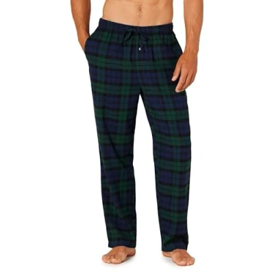 Abbildung von Amazon Essentials Herren Atmungsaktive Flanell Pyjamahose (Erhältlich In Groß Und Schwer), Dunkelgrün Marineblau Blackwatch Plaid, M