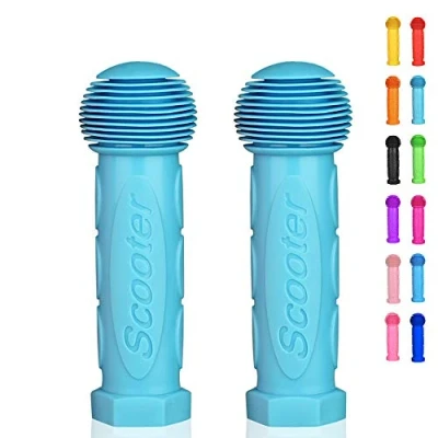 Abbildung von OTFAITP Roller Griff Lenker 1 Paar Fahrrad Fit für 2 3 4 Räder Kid Kick Roller,Kinder Fahrrad,Drifting Roller,Schaukel (Hellblau)
