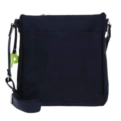 Abbildung von Picard Damen Schultertasche LuckyOne 3242 aus Nylon mit Reissverschluss in der Farbe Navy, 28x27x8 cm, 32424U9743