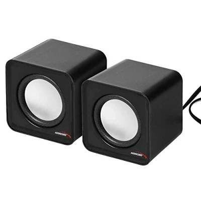 Abbildung von Audiocore AC870 Kompakt Stereo Lautsprecher 2.0 PC 2x3 Watt RMS Schwarz