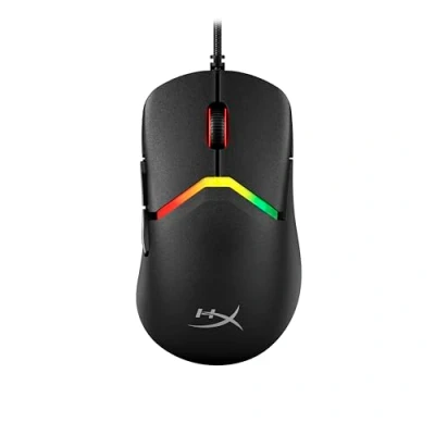Abbildung von HyperX Pulsefire Saga Gaming Maus Modulare Maus, bis zu 26.000 DPI, 8K Polling Rate, Optical Switches, RGB Beleuchtung, Leichtgewicht 69g, kompatibel mit PC, PS5 &amp; Xbox, Schwarz