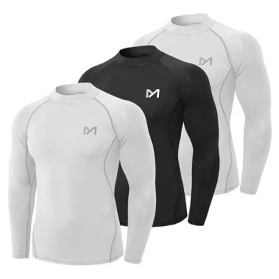 Abbildung von MEETYOO Herren TMU27T Shirt, Weiß+Schwarz, Small