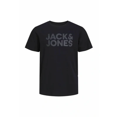 Abbildung von Jack &amp; Jones Junior Jjecorp LOGO TEE Oneck Tshirt print Black für Kinder, Größe: 128,