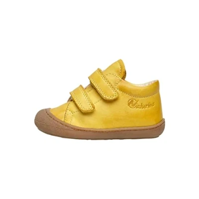 Abbildung von Naturino Cocoon VL Lauflernschuhe aus Nappaleder, gelb 26