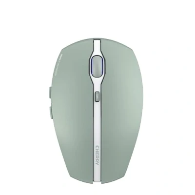 Abbildung von CHERRY GENTIX BT, Kabellose Bluetooth Maus, Multi Device Funktion für bis zu 3 Geräte, Umschaltbare Auflösung (1000/2000 dpi), Batteriebetrieben, Agave Green
