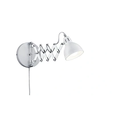 Abbildung von Reality Leuchten R20321031 Scissor A++ to E, Wandleuchte, Metall, E14, Weiß matt, 30 x 53 cm