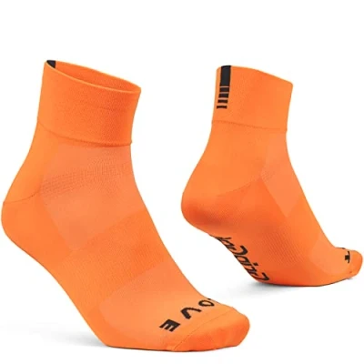 Abbildung von GripGrab Lightweight SL Performance Fahrrad Socken Sommer 1er und 3er Pack Eyecatching 2 Längen Fahrradsocken Kurz Lang