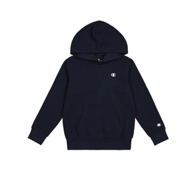 Abbildung von Champion Jungen Legacy Basics B Ultralight Powerblend Fleece Kapuzenpullover, Marineblau, 13 14 Jahre