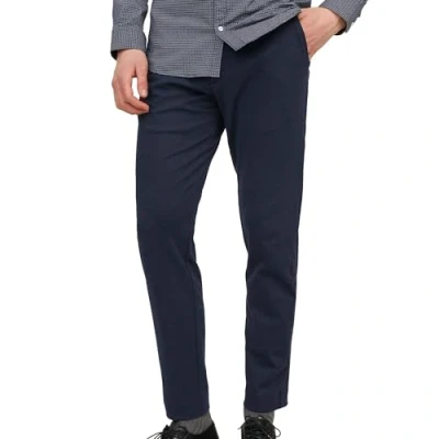 Abbildung von Jack &amp; Jones Jpstmarco Jjcooper Chino, Herren, Größe: 32x34, Navy blazer/solid