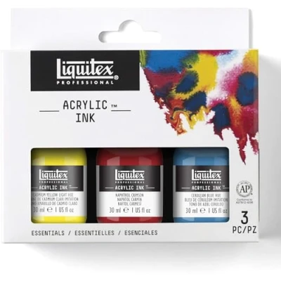 Abbildung von Liquitex Professional Acrylic Ink Set 3 Farben x 30ml