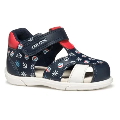 Abbildung von Geox Baby Jungen B ZAPITO Boy Sandal, Navy/Red, 23 EU