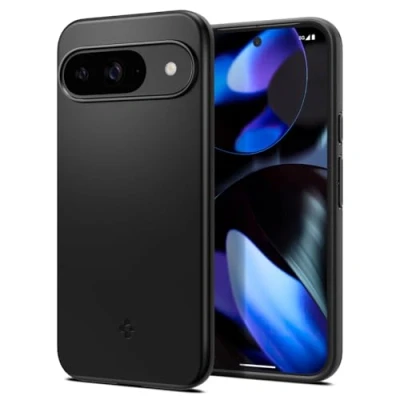 Abbildung von Spigen Thin Fit PC Back Cover Schwarz Google Pixel 9/9 Pro