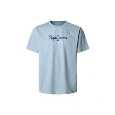 Abbildung von Pepe Jeans EGGO Tshirt print, Herren, Größe: Large, Light thames blue