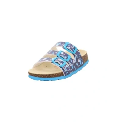 Abbildung von Superfit Mädchen Fussbettpantoffel Hausschuh, Blau 8080, 38 EU