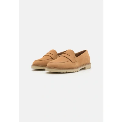 Abbildung von Tamaris Slipper, Damen, Größe: 36, Camel Hochwertiges lederimitat