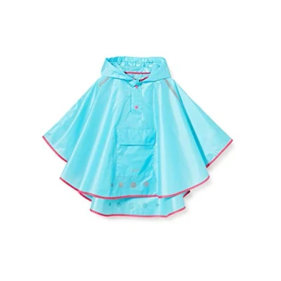 Abbildung von Playshoes Unisex Kinder Regen poncho Faltbar Regenjacke Regenmantel Regenbekleidung, Neongelb, M EU