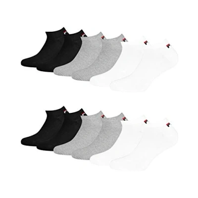 Abbildung von Fila Invisible 3 PACK Socken, Herren, Größe: 39 42, White