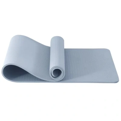 Abbildung von Good Nite Yogamatten Für Frauen Rutschfeste Strukturierte Oberflächen Gymnastikmatte Yoga Matte Dicke 10mm Mit Tragegurt Tpe Übungsmatte Pilates Gymnastik (183X61cm) (Blau)