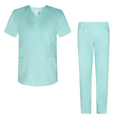 Abbildung von MISEMIYA Unisex Schrubb Set Medizinische Uniform mit Oberteil und Hose ref.8178 Medium, Türkis