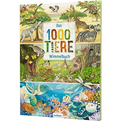 Abbildung von Das 1000 Tiere Wimmelbuch: Heimische &amp; aus aller Welt