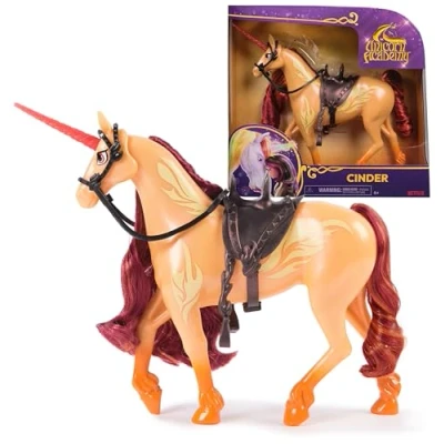 Abbildung von Unicorn Academy 6072053, Cinder Head Movement, 2 Riding Accessories, 11, Compatible with Valentina Fashion, Dolls &amp; Toys for Girls, Multicolor