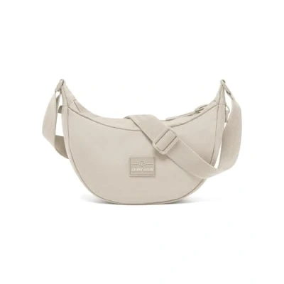 Abbildung von Johnny Urban Crossbody Bag Damen &amp; Herren Beige Ally Small Moon Design Kleine Bauchtasche im Halbmond Stil Halbrunde Tasche mit verstellbarem Gurt Wasserabweisend