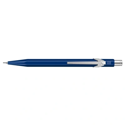 Abbildung von Caran d&#039;Ache 844 Druckbleistift Kollektion Classic Line Porte mine avec gomme à effacer et réservoir de mines Bleu saphir