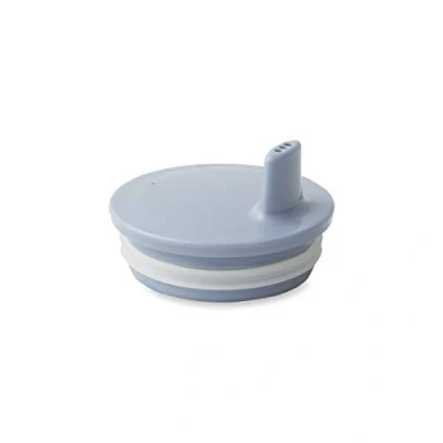 Abbildung von Design Letters Deckel für Baby und Kinder Persönliche Eco Becher (Hellblau) BPA frei BPS frei, Spülmaschinenfest, Dicht schließender Deckel, leicht, 27 g.
