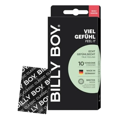 Abbildung von BILLY BOY Kondome Viel Gefühl 10er 56 mm Gefühlsechte mit angenehmem Duft (1x10 Stück)