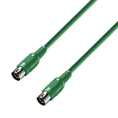 Abbildung von Adam Hall Cables 3 STAR MIDI 0075 GRN Midikabel 5 Pol 0.75 m