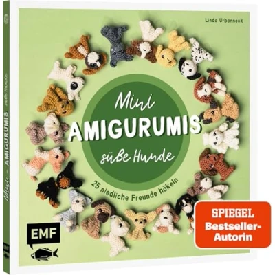 Abbildung von Mini Amigurumis Süße Hunde: 25 niedliche Freunde häkeln