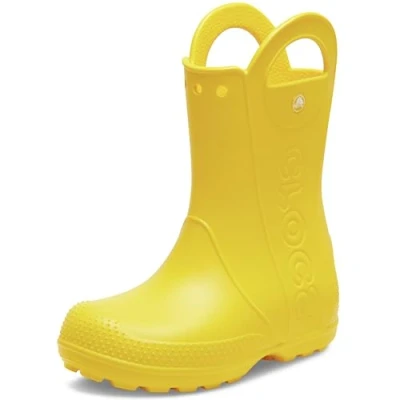 Abbildung von Crocs Unisex Kinder Handle It Rain Boot K Stiefel, Yellow, 30/31 EU