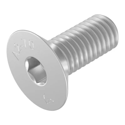 Abbildung von SECCARO Senkschraube M8 x 20 mm, Edelstahl V2A VA A2, DIN 7991 / ISO 10642, Innensechskant, Stück