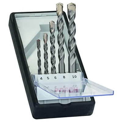 Abbildung von Bosch Professional 5 teiliges CYL 3 Betonbohrer Set (für Beton, Robust Line, Ø 410 mm, Zubehör Schlagbohrmaschine)