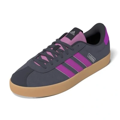 Abbildung von adidas Vl Court 3.0 Shoes Damen Schuhe, Shadow Navy Purple Burst Silver Met, 40 2/3 EU