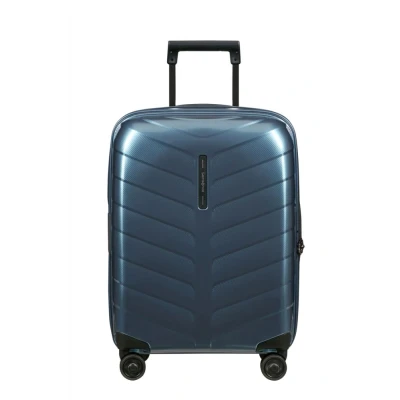 Abbildung von Samsonite Attrix Spinner 55/20 Exp Steel Blue Koffer mit 4 Rollen Weichgepäck