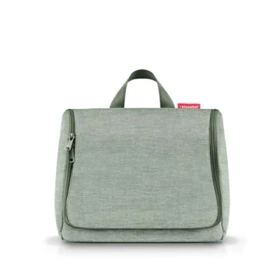 Abbildung von reisenthel toiletbag XL Twist sage praktischer Kulturbeutel mit Haken, wasserabweisendes Material