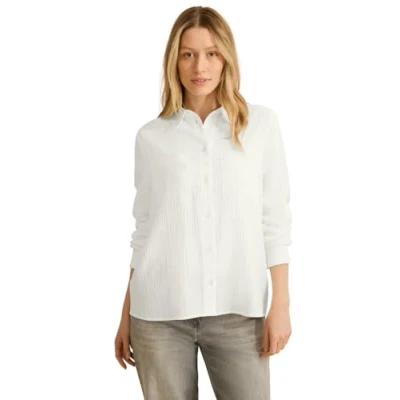 Abbildung von CECIL Damen B345576 Strukturbluse, Vanilla White, L