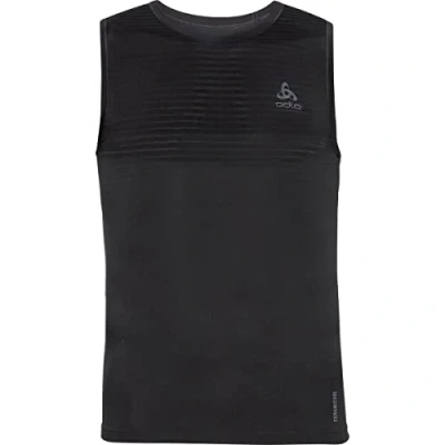 Abbildung von Odlo Herren Performance X light Funktionsunterwäsche Tanktop, Schwarz, L EU
