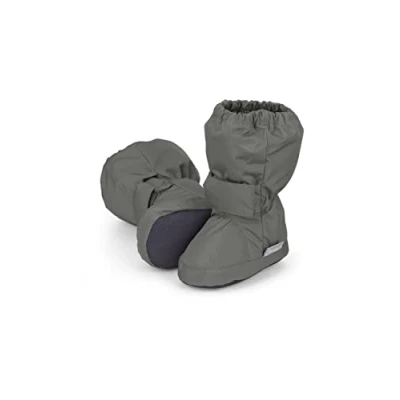 Abbildung von Sterntaler Baby Jungen Schuh Babystiefel, Babystiefelchen Low Top Babyschuh atmungsaktiv mit Kunststoff Sohle dunkelgrün, 23/24 (2 3 Years)