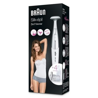 Abbildung von Braun 4210201192718 Silk epil Bikinitrimmer FG1100 mit 4 Extras, weiß